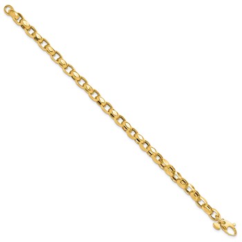 Leslie's 14K Polished Fancy Link Bracelet — alternate view