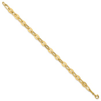 Leslie's 14K Polished Fancy Link Bracelet — alternate view