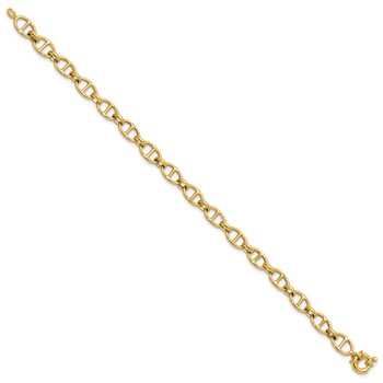 Leslie's 14K Polished Fancy Link Bracelet — alternate view