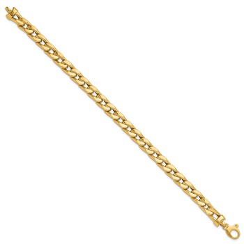 Leslie's 14K Polished Men's Link Bracelet — alternate view