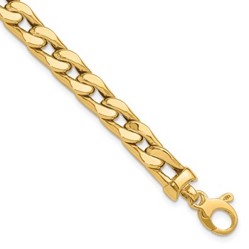 Leslie's 14K Polished Men's Link Bracelet