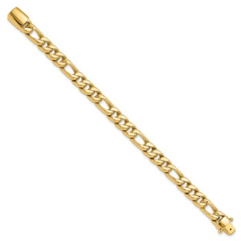 Leslie's 14K Polished Fancy Figaro Link Bracelet — alternate view