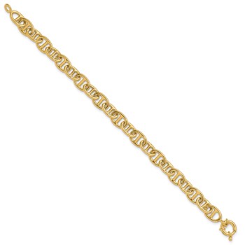 Leslie's 14K Polished Fancy Link Bracelet — alternate view