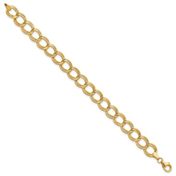 Leslie's 14K Polished Fancy Link Bracelet — alternate view
