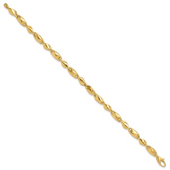 Leslie's 14k Polished Fancy Link Bracelet — alternate view