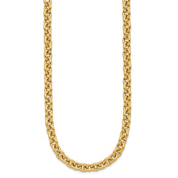 Leslie's 14K Polished Fancy Link Necklace — alternate view