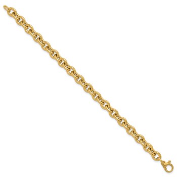 Leslie's 14K Polished Fancy Link Bracelet — alternate view