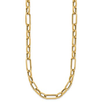 Leslie's 14K Polished Fancy Link Necklace — alternate view