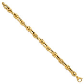 Leslie's 14K Polished Fancy Link Bracelet — alternate view