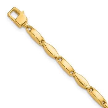 Leslie's 14K Polished Fancy Link Bracelet