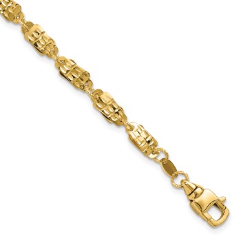 Leslie's 14K Polished Fancy Link Bracelet