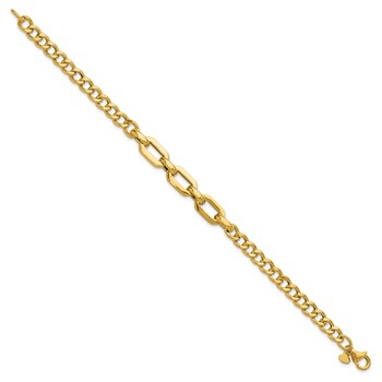 Leslie's 14K Polished Fancy Link Bracelet — alternate view