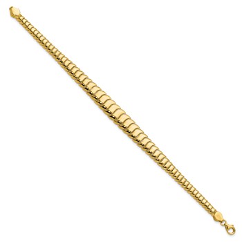 Leslie's 14K Polished Fancy Graduated Bracelet — alternate view