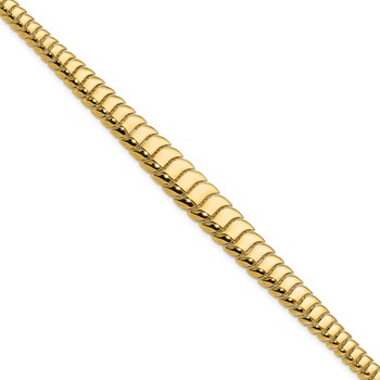 Leslie's 14K Polished Fancy Graduated Bracelet