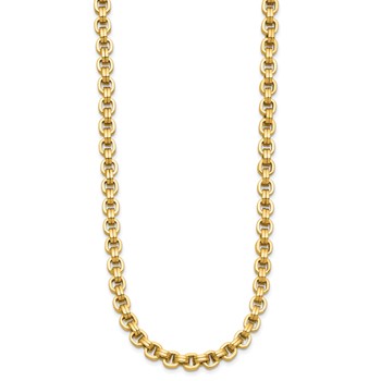 Leslie's 14K Polished Fancy Link Necklace — alternate view