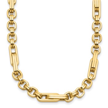 Leslie's 14K Polished Fancy Link Necklace
