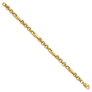 Leslie's 14K Polished Fancy Link Bracelet — alternate view