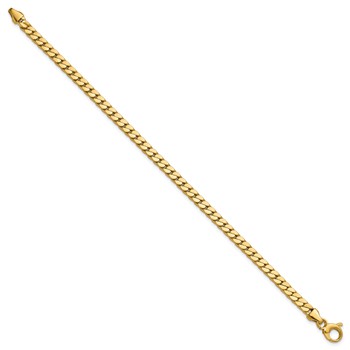 Leslie's 14K Polished Fancy Curb Link Bracelet — alternate view