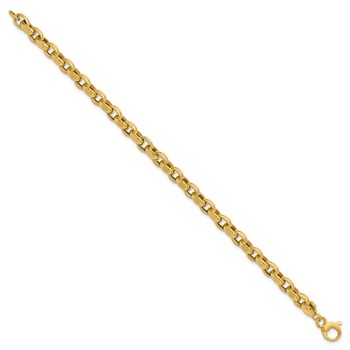 Leslie's 14K Polished Fancy Link Bracelet — alternate view