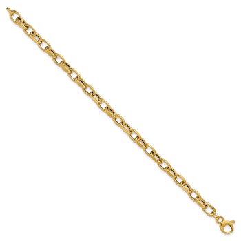 Leslie's 14K Polished Fancy Link Bracelet — alternate view