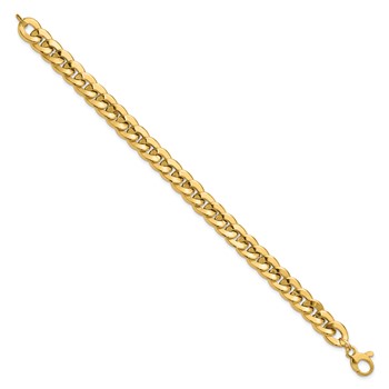 Leslie's 14K Polished Fancy Curb Link Bracelet — alternate view
