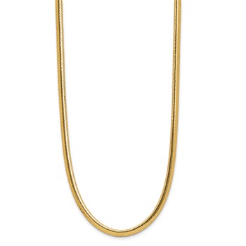 Leslie's 14K Polished Mesh Necklace — alternate view