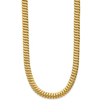 Leslie's 14K Polished Fancy Link Necklace — alternate view