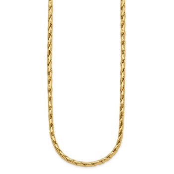 Leslie's 14K Polished 3.5mm Fancy Link 18.5 inch Necklace — alternate view
