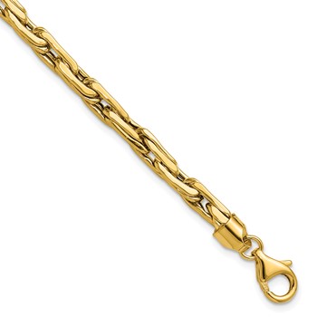 Leslie's 14K Polished 5.0mm Fancy Link Bracelet