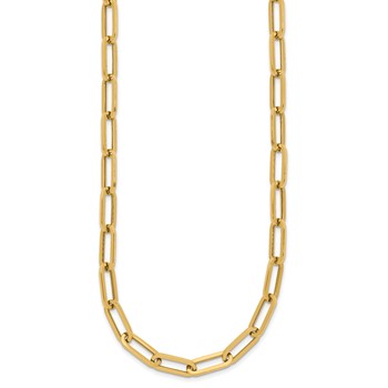 Leslie's 14K Polished Fancy Link Necklace — alternate view