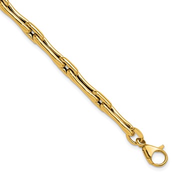 Leslie's 14K Polished Hollow Fancy Link Bracelet