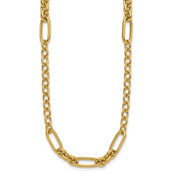 Leslie's 14K Polished Fancy Link Necklace