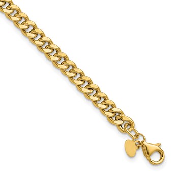 Leslie's 14K Polished Curb Link Bracelet