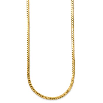 Leslie's 14K Polished Fancy Link Necklace — alternate view