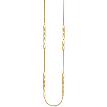 Leslie's 14K Polished Fancy Link Necklace — alternate view