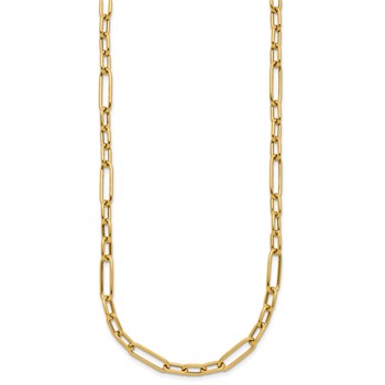 Leslie's 14K Polished Fancy Link Necklace — alternate view