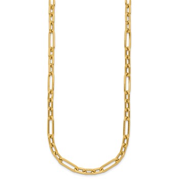 Leslie's 14K Polished Fancy Link 18 Inch Necklace — alternate view
