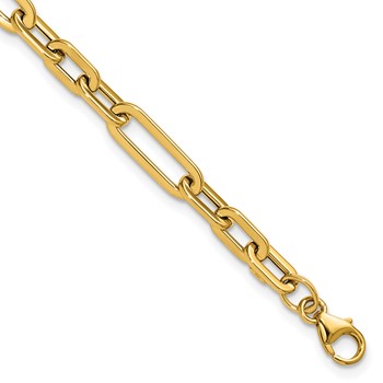 Leslie's 14K Polished Fancy Link Bracelet