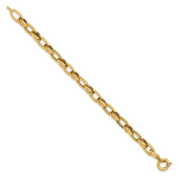 Leslie's 14K Polished Fancy Link Bracelet — alternate view