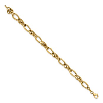 Leslie's 14K Polished Fancy Link Bracelet — alternate view