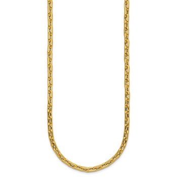 Leslie's 14K Polished Fancy Link Necklace — alternate view
