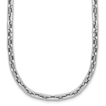 Leslie's 14K White Gold Polished Fancy Link Necklace