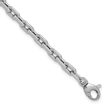 Leslie's 14K White Gold Polished Fancy Link Bracelet