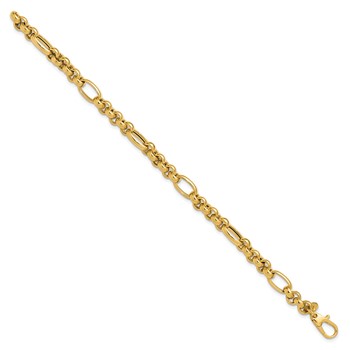 Leslie's 14K Polished Fancy Link Bracelet — alternate view
