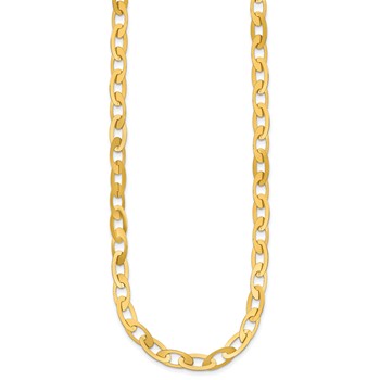 Leslie's 14K Polished Fancy Oval Link Necklace — alternate view