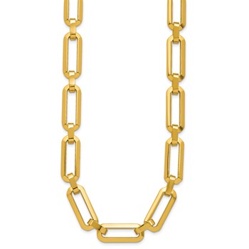 Leslie's 14K Polished Fancy Link Necklace — alternate view