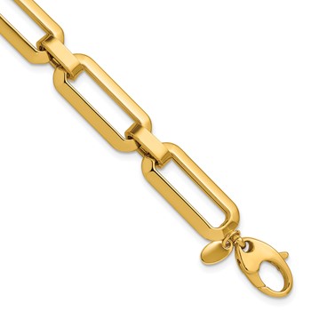 Leslie's 14K Polished Fancy Link Bracelet