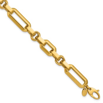 Leslie's 14K Polished Fancy Link Bracelet