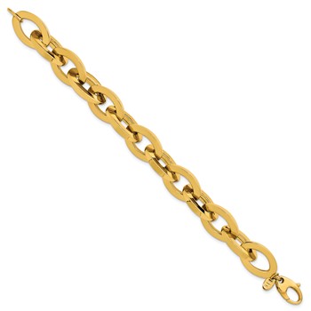 Leslie's 14K Polished Fancy Link Bracelet — alternate view