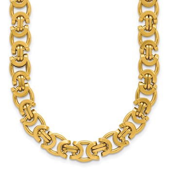 Leslie's 14K Polished Fancy Link Necklace